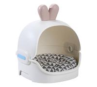 Genérico Removable Cat Cave - Washable Kitten Bed, 35x35x45cm Cat Tent for Cold Weather, Soft Cotton Cloth Pet Bed, Pet Shelter Insulated House, Cave Cushion for Indoor Animal Relaxation