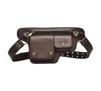 Genérico Renaissance Belt Bag - Adjusted Waists Satchel, Costumes Accessory Pouch, Multiple Secured Pockets, Hands Free Carry Function, Themed Apparatus Item, Perfect for Women and Men