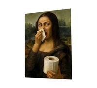 Genérico Renaissance Portrait Bathroom Art - Classic Wall Decor Print for Home Bath Space | Vintage Style Canvas with Waterproof Coating, Humorous Museum Inspired Artwork for Toilet Wall Decoration