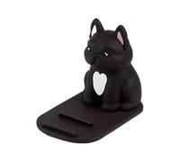 Genérico Rench Bulldog Phone Holder, Cute Phone Cradle, PVC Soft Rubber Lovely Bulldog Animals Cellphone Stand for Desk, Desktop Ornament, and Smartphone Display, 2.44x3.54x2.8 Inches