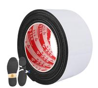 Genérico Reparación del talón de botas - Protector de de zapato cortable | Rollo de almohadilla de rejilla reductora de ruido de EVA de 3 cm: fijación de autoadhesiva duradera para botas, tacones y
