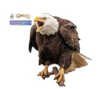 Genérico Repelente de pájaros búho - de Campana Plana 2D Protección de Rural, señuelo de depredador Colgante Reflectante | Dispositivo para asustar a Las Palomas, Dispositivo para asustar y contr