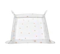 Generico Repotting Mat, Waterproof Foldable Plant Watering Foam Mat, 19.69x19.69 Inches Adorable Daisy Patterns Repotting Tray Bonsai Pad Gardening Rug for Indoor Gardenings