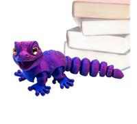 Genérico Reptile Animal Figurine - 5.51x2.28x2.28 Inches 3D Printed Fidget Toy | Flexible Joint Animal Lacertid Figurines 3D Printed Gecko - Stress Relief Kids Boys Girls Bedroom Dorm | Print Dragon