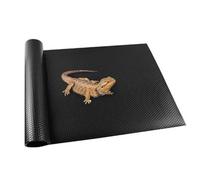Genérico Reptile Carpet, Terrarium Liner Mat, 17,52 x 39,37 pulgadas Gecko and Lizard Enclosures, Anti-Slip Washable Tank Floor Susstrate, Reutilizable Bedding Pad for Leopard Gecko Bearded Dragon