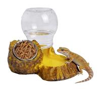 Genérico Reptile Feeder - Reptile Feeding Dish | Chameleon Water Bowl,for Enclosure Terrarium Turtle Tortoise Snake Bearded Dragon Lizard Chameleon Leopard