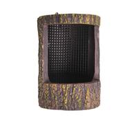 Generico Reptile Feeding Dish - Resin Tree Stump 3D Escape Proof Food Container | Tortoise Lizard Frog Chameleon Turtle Hermit Crab Terrarium Feeding Bowl Decor | for Reptile Habitat Tank Use