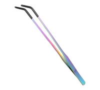 Generico Reptile Feeding Tongs - Stainless Steel Clamp | Long Tweezers with Rubber Tip for Bearded Dragons Lizards Amphibians Reptiles Aquarium Terrarium Tank Habitat Supplies