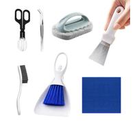 Genérico Reptile Tank Cleaning Kit | with Dustpan Brush Feeding Tongs | Lizard Gecko Tank Cleaning Kit | for Home Enclosure Cage Habitat Lizard Snake Turtle Frog