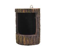 Genérico Reptile Water Dish Food Bowl Set - Tree Stump Escape Proof Feeding Plate | Resin Reptile Dish | Cave Rock Resin For Wall Floor Gecko Lizard Frog Chameleon Hermit Crab Turtles