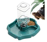 Genérico Reptile Water Dispenser - ABS, 2-in-1 Automatic Feeding Dish Shatter-Resistant Durable | Self-Filling Hydration Feeder, Terrarium Tank Waterer For Gecko, Snake, Turtle, Frog, Chameleon