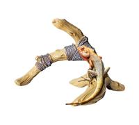 Genérico Reptile Wood Ramas, Resin Driftwood Climbing Ornament, Aquarium and Terrarium Decoration, Climbing Rope Rack, Ideal para el hogar y el trabajo, Natural Look Pets
