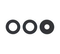 Generico Repuesto compatible con Samsung Galaxy A16 4G SM-A165F A165F / A16 5G SM-A166B A166B A166B Lente Lente Cámara trasera + Adhesivo de doble cara