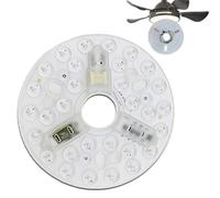 Genérico Repuestos de Ventiladores de Techo, Reemplazo de Luz LED de Ventilador de Techo 15W 3CCT Dimmable Kit de Modernización con Función de Memoria Base de Aluminio Universal Compatible