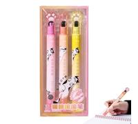 Genérico Resaltadores - Cinta Correctora Decorativa Doble Punta, PP - Conjunto De Marcadores Para Profesores Hogar Escuela Tomar Apuntes Universidad Lugar De Trabajo Estudio Oficina Suministro