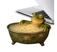 Genérico Resin Animal Figurines, LED Ornament, Bathtub Statue, Desk Light, Home Decor, Apartment Office, Living Room Bedroom, Study Bookshelf for Women Men Renters Homeowners