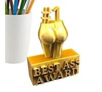 Genérico Resin Award Ornament - Gold Best Ass Statue, Antique Decorative Desktop Sculpture, Funny Achievement Souvenir | Novelty Home Decor For Study Room Bedroom Hotel Hostel Bookshelf Office Unit