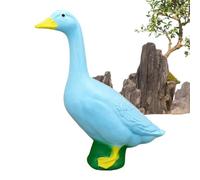 Genérico Resin Duck Figurine - 14x10in Life-Like Outdoor Garden Sculpture, Hand Painted Animal Statue for Yard Lawn Patio Pond Park Landscaping Decoration, Realistic Duck for Poolside and Backyard