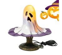 Genérico Resin Ghost Table Lamp - Gothic Vintage Resin USB Lights Ornament