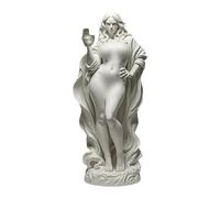 Genérico Resin Goddess Statue - Artistic Sculpture for Home Decor | Hand-Cast Synthetic Stone with Weather-Resistant Matte Coating & Weighted Base for Offices, Libraries and Living Rooms