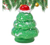 Genérico Resin Miniature Christmas Trees, 2-3cm Holiday Table Sculptures, Decorative Ornaments for Room, Mantel, Shelf, Tiered Tray, Living Room