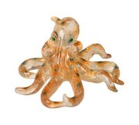 Genérico Resin Octopus Figurine, 3.54x1.57inch Realistic Animal Sculpture for Decorative Display, Artistic Marine Creature Figurine, Coastal Themed Home Accent for Living Room, Bedroom, Garden