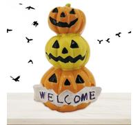 Genérico Resin Pumpkin Decorations Stacks Statue Welcome fadeless, and Wear
