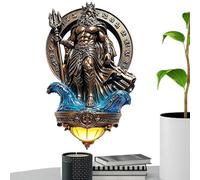 Genérico Resin Wall Sconce,Ancient Gr od Lighting | Antique Sconce | for Home Apartment Bedroom Hallway Corridor Entryway