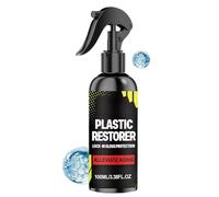 Genérico Restaurador de Molduras Automotriz,100 ml Spray de Acabado para Tapicería - Brillo para Plásticos de Auto - para SUV RV Cuadro Panel Central Asientos