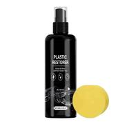 Genérico Restaurador De Molduras Negras,100ml Reparación De Arañazos con Brillo Duradero - Restaurador De Goma, Quitarralladuras,para Puertas, Faros, Salpicadero, Ruedas, Camiones, Autocaravanas, SUV