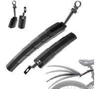 Genérico Retractable Bike Mudguards - Adjustable Fender Set for MTB & Road Bikes, Adjustable Front and Rear Mudguards, Instant Mud & Splash Protection, Easy To Install Cycling Accessories (1Set)