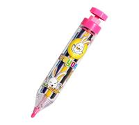 Genérico Retractable Kids Crayon - 5.91 Inch Household Drawing Pens | Plastić Press Crayon - Anti Slip Rotating Pencil with 8 Colors for Boys Girls Preschool Classroom Home Travel Drawing
