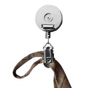 Genérico Retractable Metal Non-slip Multifunction Adhesive Wall Mount | Retractable Towel Clamp, Multifunction Kitchen Storage Solution, Home Accessory For Bathroom, Bedroom, Cupboard