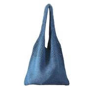 Genérico Retro Beach handBags - Cotton Crochet Fairy Hobo Bag, Durable Casual Aesthetic Shoulder Bag, Bohemian Travel Handbag