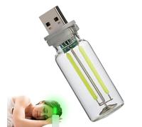 Genérico Retro Car Touch Light - USB Bottle Style Ambient Lamp, Automotive Charging Interface, Energy Saving Night LED Lamp, Interior Decorative Atmosphere Lighting for Car Hallway Bedroom Office Use