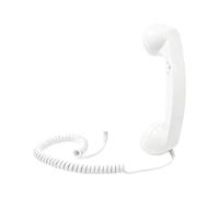 Genérico Retro Corded Handset, Type C Phone Receiver, Compact Size Microphone Adapter with Plug and Play Connection, Vintage Style Handset, Classic Communication Design, Phone Accessory for Home