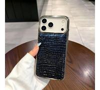 Genérico Retro Crocodile Texture Synthetic Protective Case for iPhone 17/16/15/14/13 Pro MAX,Full Body Rugged Shockproof Protection Cases with Camera Lens Protector
