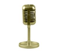 Genérico Retro Microphone Props - 16.5cm Antique Style Stage Ornament