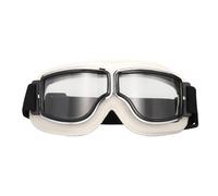 Genérico Retro Motorcycle Goggles For Men - 18x7.5cm Soft Padded Sunglasses | Riding Goggles | Eyewear Anti-Slip Strap Men Women Outdoor Racing Cycling Sports