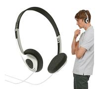 Genérico Retro-Over-Ear-Kopfhöre- Retro-Over-Ear-Kopfhhörer,Leichte Kopfhöreer - Leichte Mini-Stereo-Kopfhörer, Kabelgebundene Stereo-Kopfhörerr Im Stil, Leichter Tragbarer Kopfhörerr Für Computer