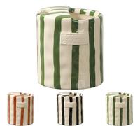 Genérico Retro Striped Hand-painted Ceramic Mark Hand-held Cup - Hands-Painted Striped Coffees Mug, Heat-Resistant Non-Slip Double-Enjoy Cup for Milk Coffee Juice Latte Hot Cold Drinks (Green)