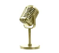 Genérico Retro Toy Microphone - Vintage Prop Model 16.5x8x8cm, Antique