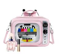 Genérico Retro TV Shoulder Bag - Novelty Television Handbag, Vintage Style Purse | Portable Multifunctional Women Girls School Travel, Quirky Artistic Aesthetic Carrier With Top Handle