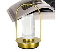 Genérico Reusable Led Desk Lamp Dimmable, Led Lights Cordless Lamp, Desk Light Touch Control, Table Lamp 3 Color Temperature, Crystal Light Ambient Lighting for Home Office Bar