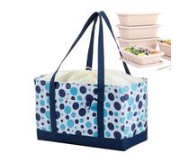 Genérico Reusable Shopping Bags - Large Capacity Reinforced Handles, Kitchen Reusable Grocery Bags Shopping Tote, Home Outdoor Camping Picnic Shop Travel Beach Women Family, Black | For Kitchen