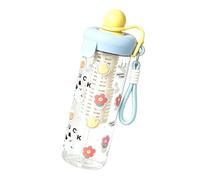 Genérico Reusable Water Cups, Cute Dispenser Strainer, 9.65x3.15 Inches Water Mug with Tea Feature, Portable Drinking Bottle, Large Mug for Details, Student Outdoor Travel Kitchen Office Usage