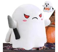 Genérico Reversible Ghost Plush, lindo Sensory Stuffed Toy, 15,75 pulgadas Soft Double Sided Halloween Ghost, Mood Reversible Plush for Sofá, Home, Car, Desktop, Bedside Decoration, Girls and Boys