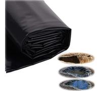 Genérico Revestimiento Exterior para estanques de Peces de 10,5 m de diámetro - Membrana Impermeable de LDPE de 0,12 mm de Espesor y 200 g/m² para Fauna Silvestre de jardín, película Duradera para es