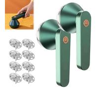 Genérico Revlrostre Lint Remover, Revlrostre Electric Lint Remover, Portable Hair Removal with 4 Blades, Lint and Fabric Dust Remover for Clothes, Couch, Furniture (Green*2)