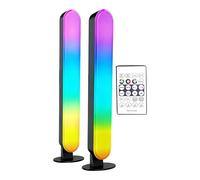 Genérico RGB LED Light Bar - 2 Pieces Atmosphere Lighting Supplies - Smart Game Light | for Gamers Content Creators Tech Lovers Bedroom Study Apartment Desk Office Home Office Women Men
